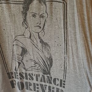 Star Wars Gray Resistance Cold Shoulder Top 5x REY Skywalker, Leggings Top Long
